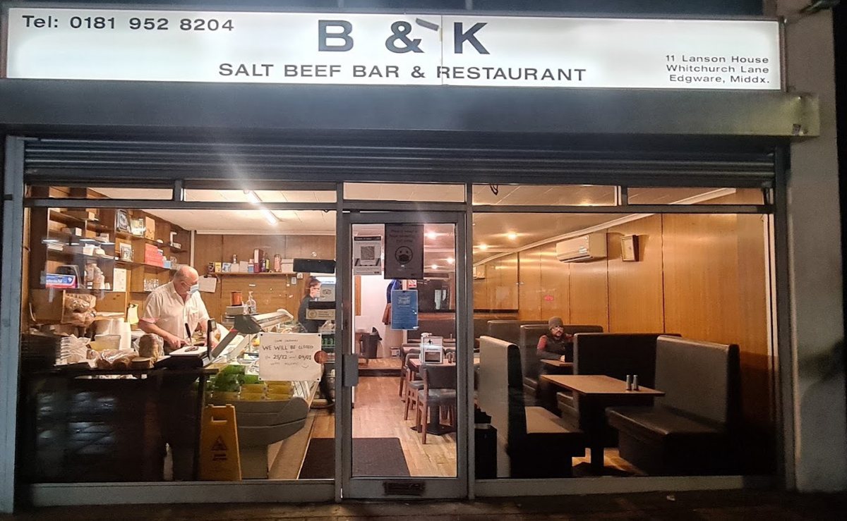 Salt beef bar walk-in cold room for B&K Salt Beef Bar