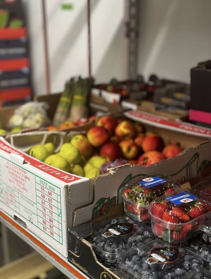 Retail freezer room for Fruve London