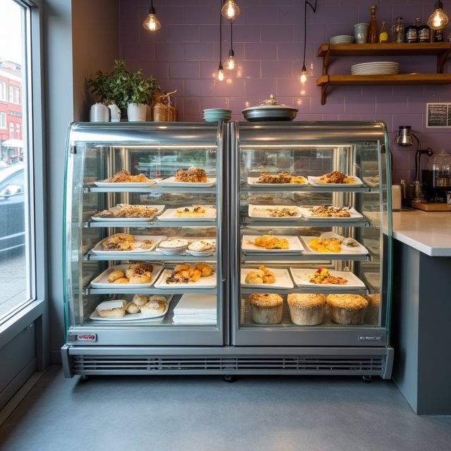 Cafe display chiller installation for City Brunch